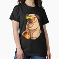 Saxophone Player Pug Jazz Band Music and Dog Lovers - Adult & Kids T-Shirts, Sweatshirts & Hoodies apparel design preview 1