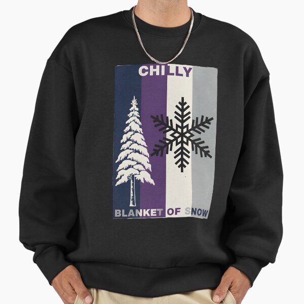 Chilly Blanket of Snow Winter Pine and Snowflake - Adult & Kids T-Shirts, Sweatshirts & Hoodies apparel design preview 1