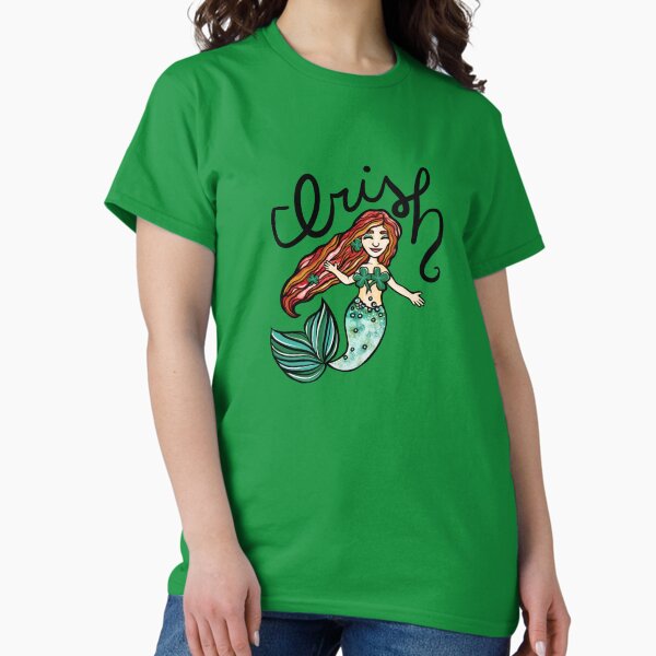 Irish Mermaid - Adult & Kids T-Shirts, Sweatshirts & Hoodies apparel design preview 1