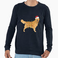 Golden Retriever Holiday Christmas Light Lightweight - Adult & Kids T-Shirts, Sweatshirts & Hoodies apparel design preview 1