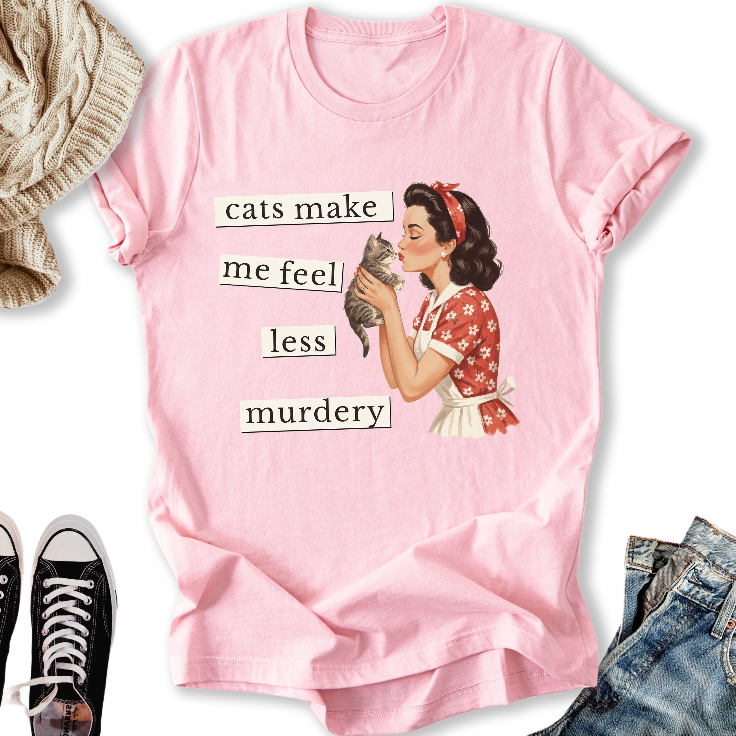 Less Murdery - Adult & Kids T-Shirts, Sweatshirts & Hoodies apparel design preview 1