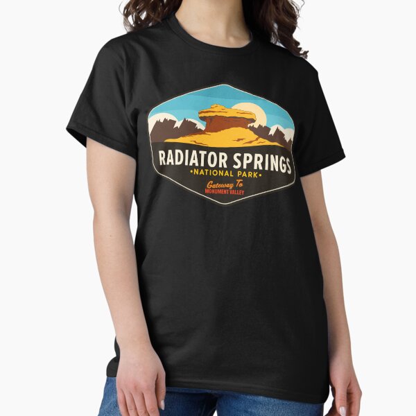 Radiator Springs National Park: Gateway to Monument - Adult & Kids T-Shirts, Sweatshirts & Hoodies apparel design preview 1