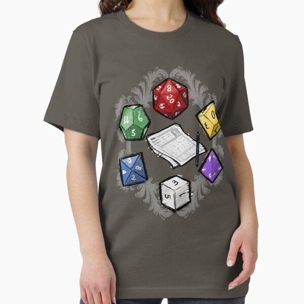 RPG DICE set and PATTERN - Adult & Kids T-Shirts, Sweatshirts & Hoodies apparel design preview 1