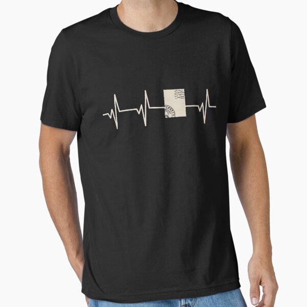 Stamp Collecting Heartbeat Pulse Gift For - Adult & Kids T-Shirts, Sweatshirts & Hoodies apparel design preview 1