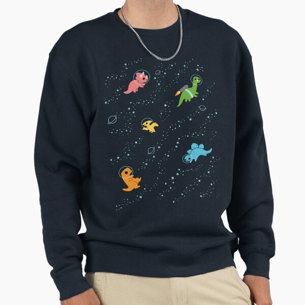 Dinosaurs In Space Pattern - Adult & Kids T-Shirts, Sweatshirts & Hoodies apparel design preview 1