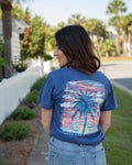 Southernology Palm Sunset Comfort Colors - Adult & Kids T-Shirts, Sweatshirts & Hoodies apparel design preview 1