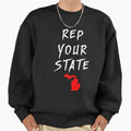 REP YOUR STATE Michigan - Adult & Kids T-Shirts, Sweatshirts & Hoodies apparel design preview 1