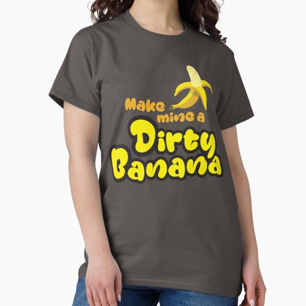 Dirty Banana Cocktail Yellow and Black - Adult & Kids T-Shirts, Sweatshirts & Hoodies apparel design preview 1