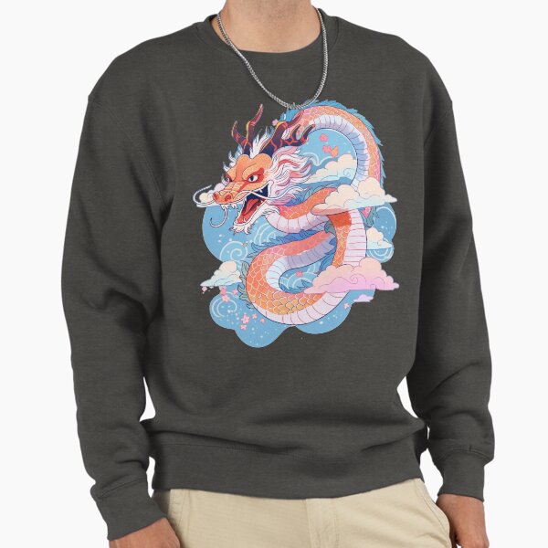 Mystical Japanese Dragon - Adult & Kids T-Shirts, Sweatshirts & Hoodies apparel design preview 1