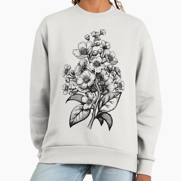 Cherry Blossom botanical - Adult & Kids T-Shirts, Sweatshirts & Hoodies apparel design preview 1