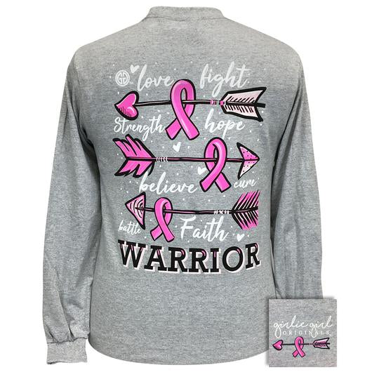 Girlie Girl Originals Breast Cancer Warrior Arrows - Adult & Kids T-Shirts, Sweatshirts & Hoodies apparel design preview 2