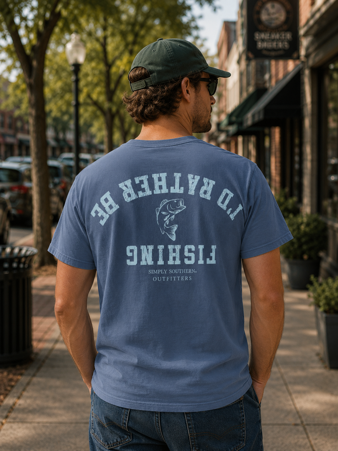 Simply Southern Outfitters Fishing Mineral Washed - Adult & Kids T-Shirts, Sweatshirts & Hoodies apparel design preview 1