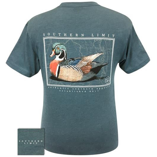 Southern Limits Wood Duck - Adult & Kids T-Shirts, Sweatshirts & Hoodies apparel design preview 1