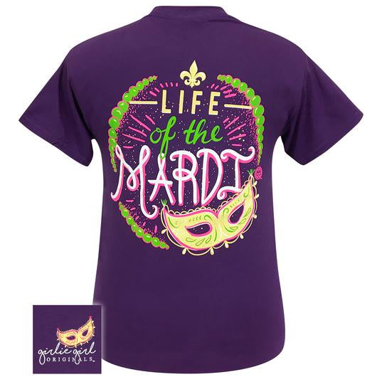Girlie Girl Originals Preppy Life Of The Mardi Gras - Adult & Kids T-Shirts, Sweatshirts & Hoodies apparel design preview 1
