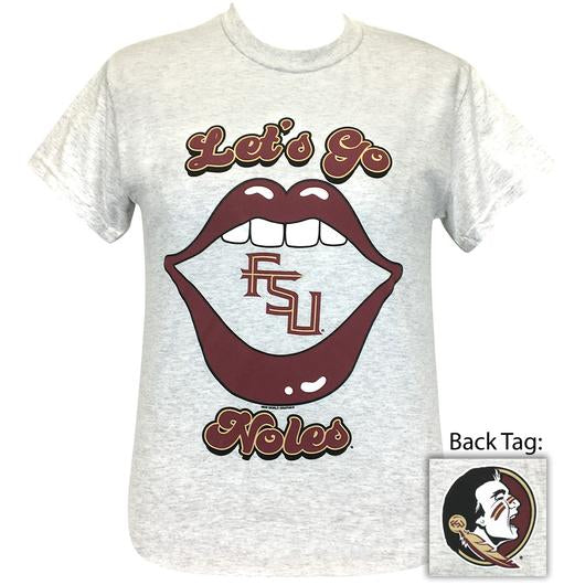 Girlie Girl Originals Preppy Florida State Lips - Adult & Kids T-Shirts, Sweatshirts & Hoodies apparel design preview 1