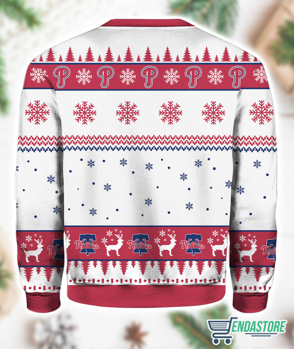 Philadelphia Phillies Baseball Christmas Ugly Sweater product image 3