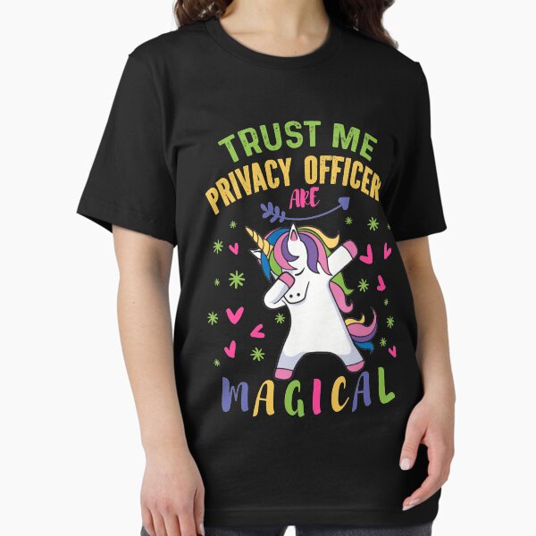 Cute Unicorn Privacy Officer Gift - Adult & Kids T-Shirts, Sweatshirts & Hoodies apparel design preview 1