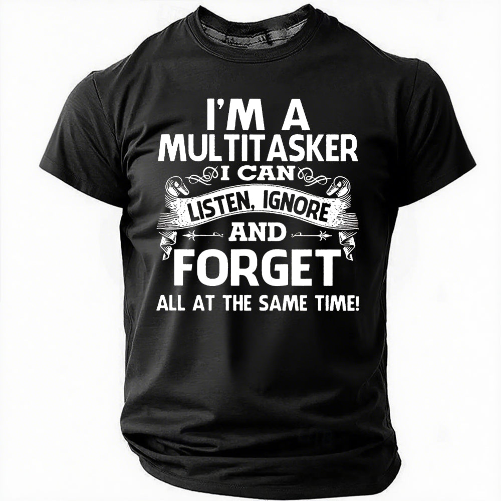 I Am A Multitasker Print Men Slogan - Adult & Kids T-Shirts, Sweatshirts & Hoodies apparel design preview 7