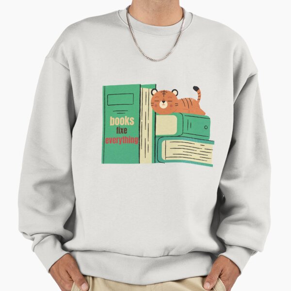 Books fix everythind - Adult & Kids T-Shirts, Sweatshirts & Hoodies apparel design preview 1