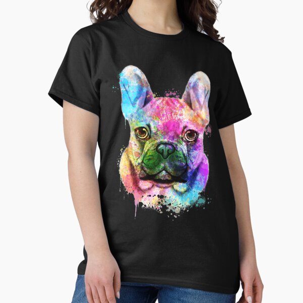 French Bulldog Watercolor, Painting, Portrait, art, - Adult & Kids T-Shirts, Sweatshirts & Hoodies apparel design preview 1