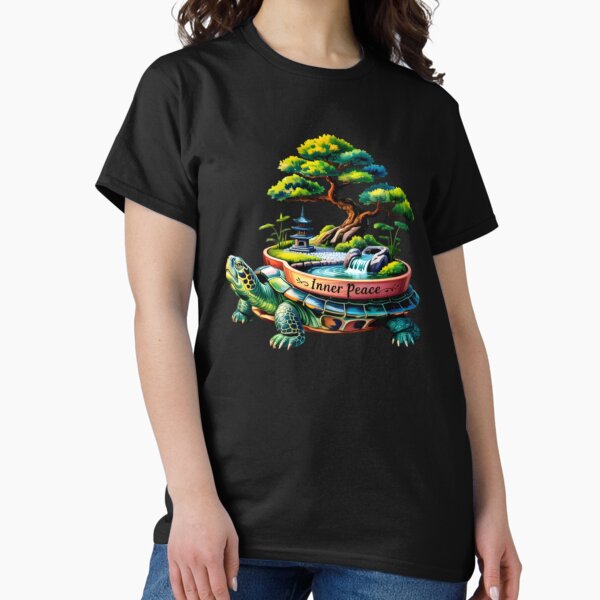 FUNNY LEGENDARY TURTLE. ANIMAL. Inner peace - Adult & Kids T-Shirts, Sweatshirts & Hoodies apparel design preview 1