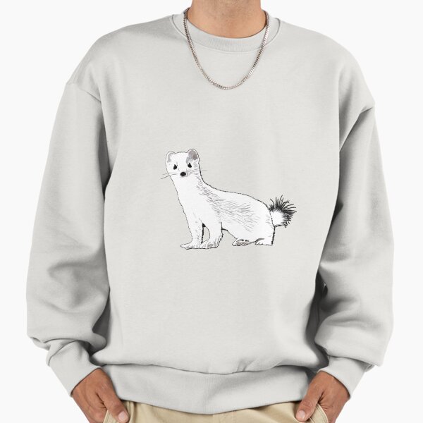 Ermine (the Weasel in Winter) - Adult & Kids T-Shirts, Sweatshirts & Hoodies apparel design preview 1