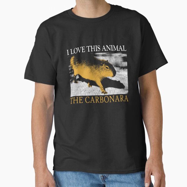 I Love This Animal the Carbonara - Adult & Kids T-Shirts, Sweatshirts & Hoodies apparel design preview 1