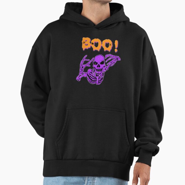Boo! Creepy Skeleton Halloween Holiday - Adult & Kids T-Shirts, Sweatshirts & Hoodies apparel design preview 1