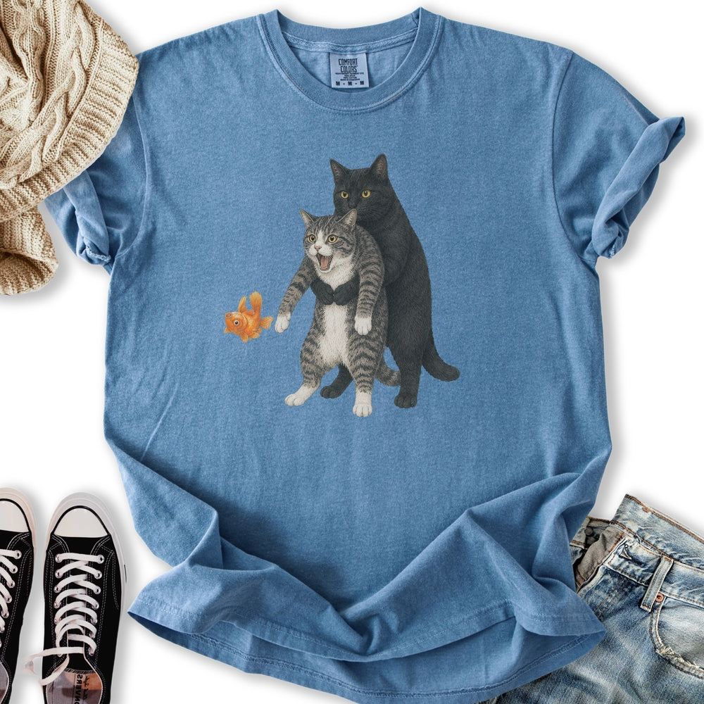 Cat Heimlich Goldfish - Adult & Kids T-Shirts, Sweatshirts & Hoodies apparel design preview 2