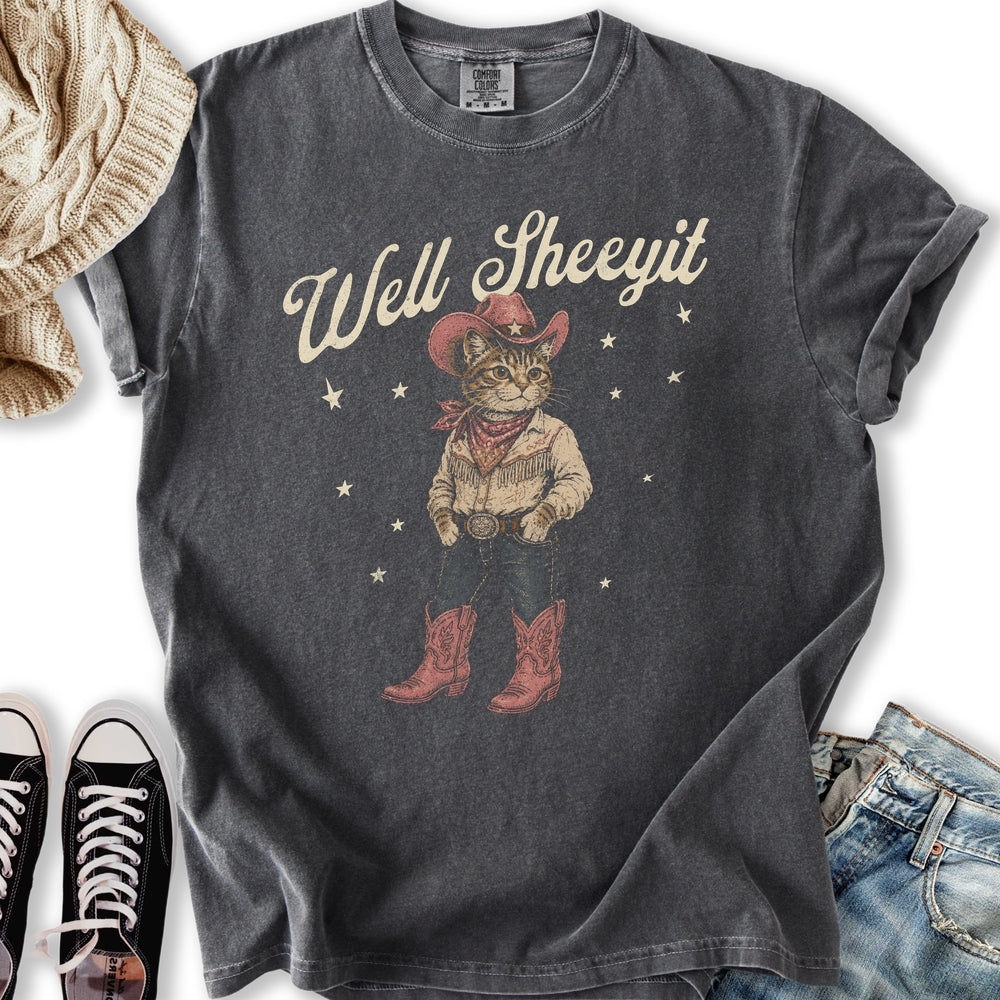Well Sheeyit Cowgirl - Adult & Kids T-Shirts, Sweatshirts & Hoodies apparel design preview 1
