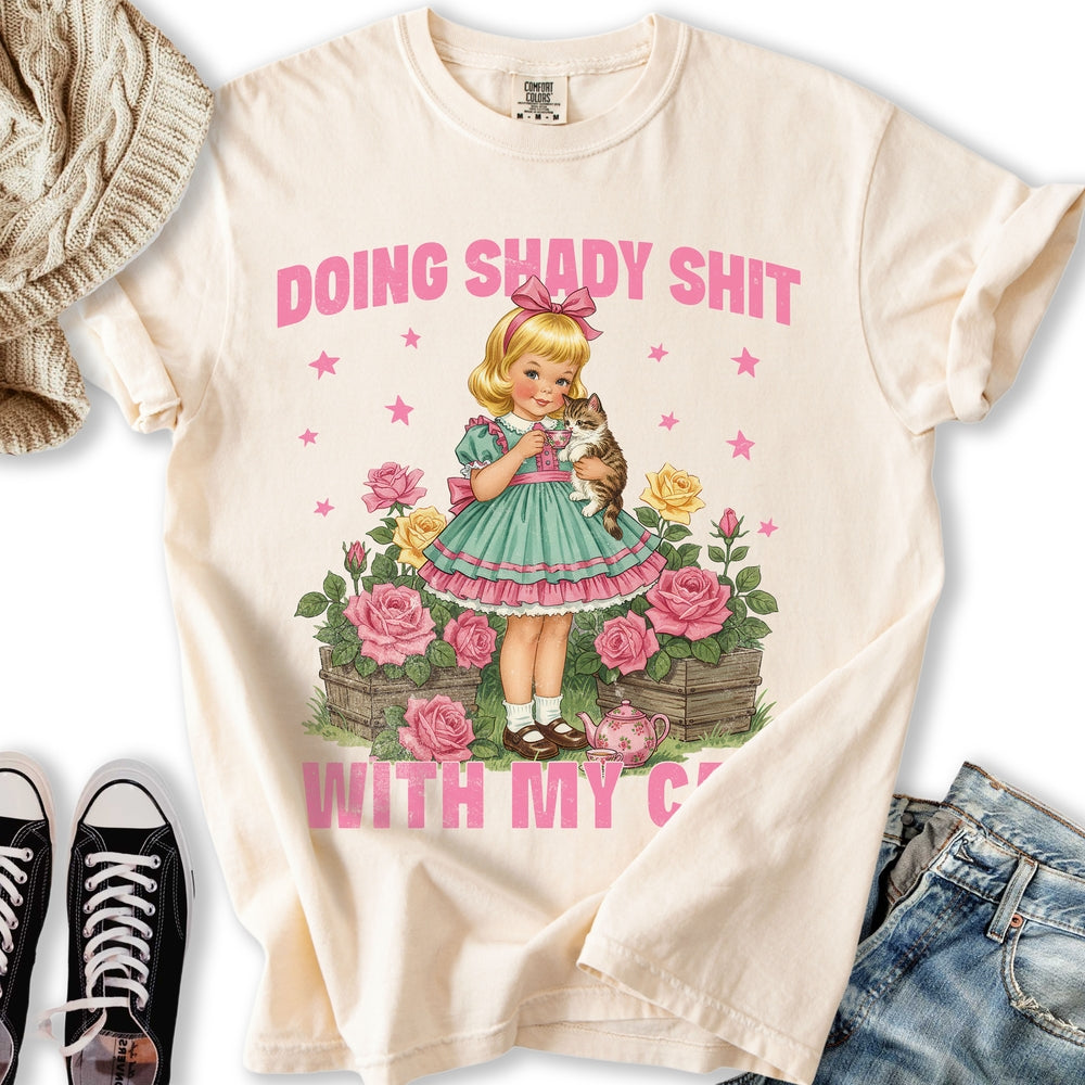 Doing Shady Shit - Adult & Kids T-Shirts, Sweatshirts & Hoodies apparel design preview 1