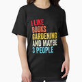 I Like Books Gardening And Maybe Three People Funny - Adult & Kids T-Shirts, Sweatshirts & Hoodies apparel design preview 1