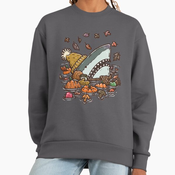 Fall Shark - Adult & Kids T-Shirts, Sweatshirts & Hoodies apparel design preview 1