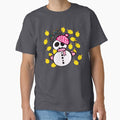 Cute Snowman With Menorah Jewish Winter Holiday Art - Adult & Kids T-Shirts, Sweatshirts & Hoodies apparel design preview 1