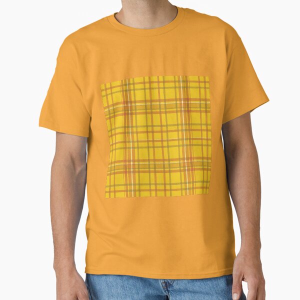 Yellow Tartan Pattern - Adult & Kids T-Shirts, Sweatshirts & Hoodies apparel design preview 1