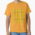 Yellow Tartan Pattern - Adult & Kids T-Shirts, Sweatshirts & Hoodies apparel design preview 1