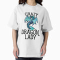 Crazy Dragon lady - Adult & Kids T-Shirts, Sweatshirts & Hoodies apparel design preview 1