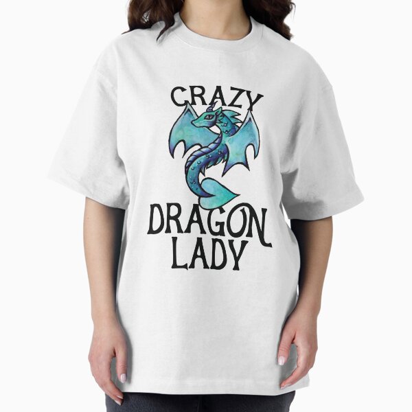 Crazy Dragon lady - Adult & Kids T-Shirts, Sweatshirts & Hoodies apparel design preview 1