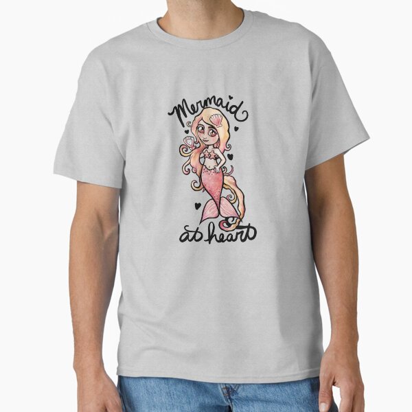 Mermaid at Heart - Adult & Kids T-Shirts, Sweatshirts & Hoodies apparel design preview 1