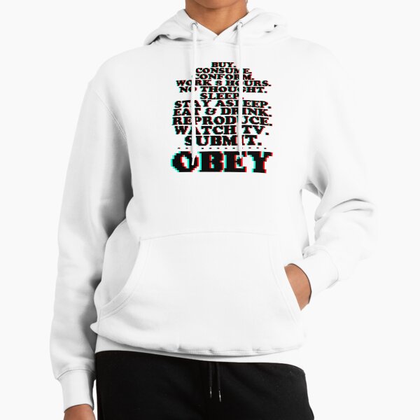 They Live OBEY Brainwash 3D Pixel - Adult & Kids T-Shirts, Sweatshirts & Hoodies apparel design preview 1