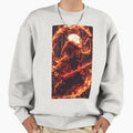 Fire Anime Warrior Art Flaming Sword Fantasy Style - Adult & Kids T-Shirts, Sweatshirts & Hoodies apparel design preview 1
