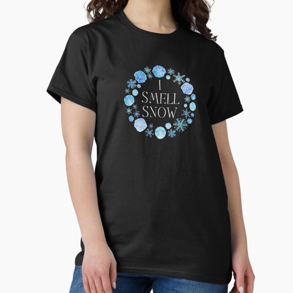 I Smell Snow Winter Flakes - Adult & Kids T-Shirts, Sweatshirts & Hoodies apparel design preview 1