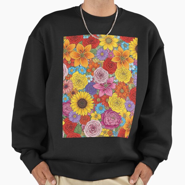 INTRICATE FLORAL PRINTS - Adult & Kids T-Shirts, Sweatshirts & Hoodies apparel design preview 1