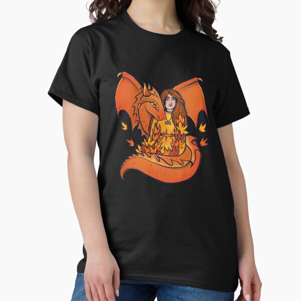 Autumn Dragon Goddess - Adult & Kids T-Shirts, Sweatshirts & Hoodies apparel design preview 1