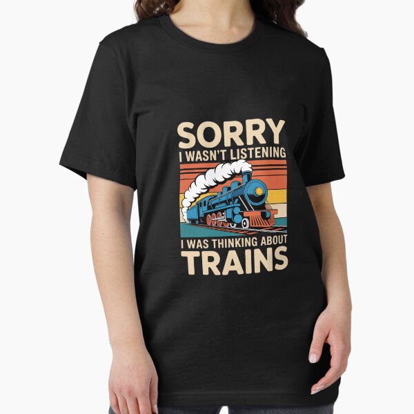 Train Lover Model Railroad Conductor Funny - Adult & Kids T-Shirts, Sweatshirts & Hoodies apparel design preview 1