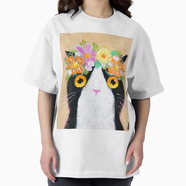 Kitty's Flower Crown - Adult & Kids T-Shirts, Sweatshirts & Hoodies apparel design preview 1