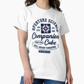 Companion Cube Grunge Crest - Adult & Kids T-Shirts, Sweatshirts & Hoodies apparel design preview 1