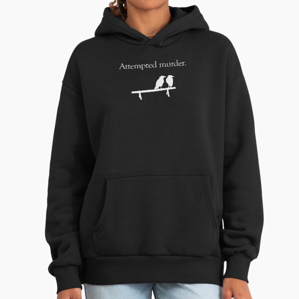 Attempted Murder (White design) - Adult & Kids T-Shirts, Sweatshirts & Hoodies apparel design preview 1