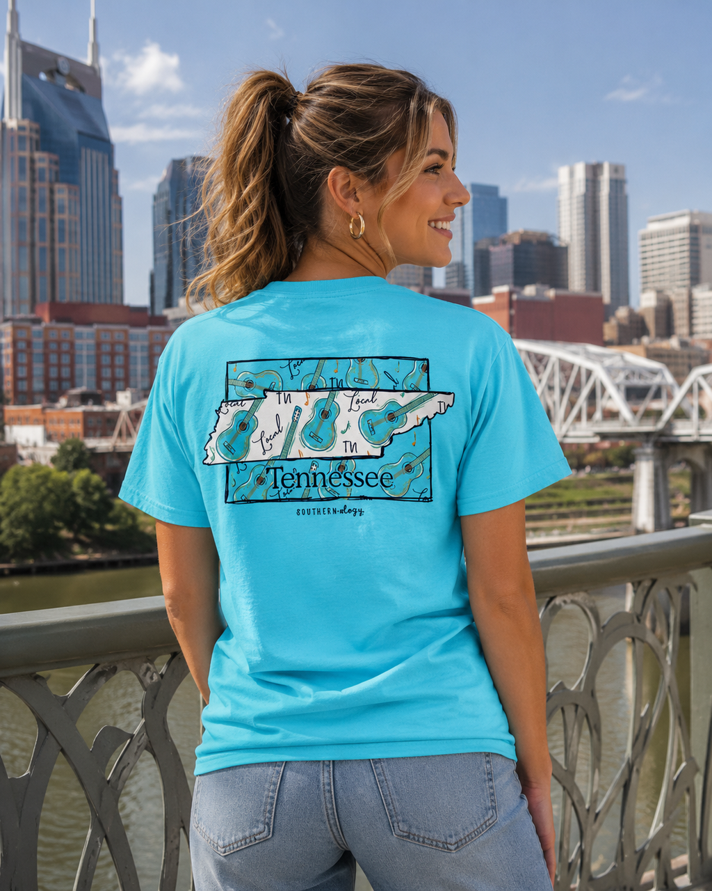 SALE Southernology Tennessee Local Comfort Colors - Adult & Kids T-Shirts, Sweatshirts & Hoodies apparel design preview 1