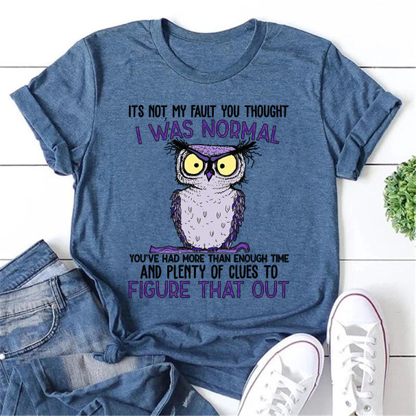 It's Not My Fault You Thought Print Women Slogan - Adult & Kids T-Shirts, Sweatshirts & Hoodies apparel design preview 1